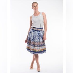 Orientique Naturally Australian Positano Reversible Skirt NWT